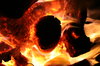 open fire
