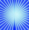 Blue Sunburst