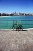 Bicycle, ocean & City
