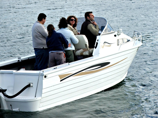 small boatload: small boat with several passengers