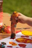colorful kid`s painting