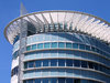 futuristic office building