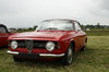 Old red car