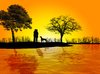 love in the sunset