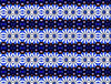 blue jewel flower mat