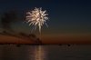Fireworks on water