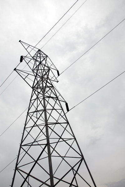 Tower: High voltage electricy tower.