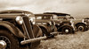 Classic cars in sepia