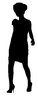 A model silhouette