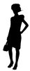 A girl with the bag
