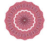 red mesh mandala