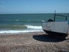 Beached boat