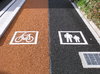 Cycle path street sign