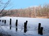 icy winter lake