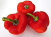 sweet red peppers