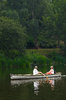 Boating on the river.