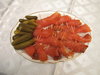salmon and pickled