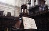 The cathedral choir