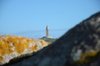 Blurred rocks & Tower of Hercu