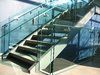 modern glass staircase