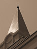 sharp smooth  sepia spire