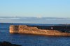 Scottish Harbour in the evenin