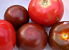 red and black tomatoes