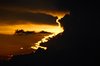 Golden Lining behind blacken c