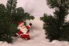 Santa on skies