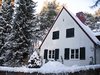 rural cottage in winter