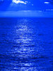 blue moon ocean reflection