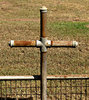 rusty plumber's cross