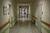 Empty corridor in a hospital