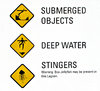 signs for swimmers