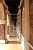 sunlit covered walkway