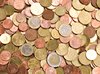 euro coins texture 2