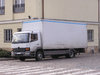 A truck on a street