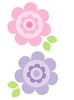 Simple deco flowers
