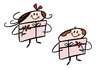 Cartoon clip-art set: Boy and 