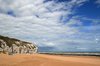 Nearly empty beach