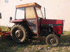 rusty old tractor