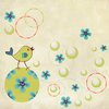 Bird with circles