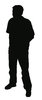 A man standing