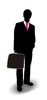 Businessman with the notebook