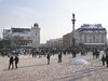 Warsaw's Old Town in winter