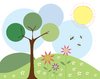 Summer trees
