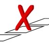 X in checkbox