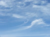 wispy clouds