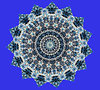 cut cloth mandala