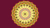 yellow light mandala